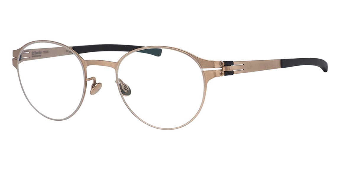 ic! berlin T100 Eyeglasses Champagne Black 48mm Women