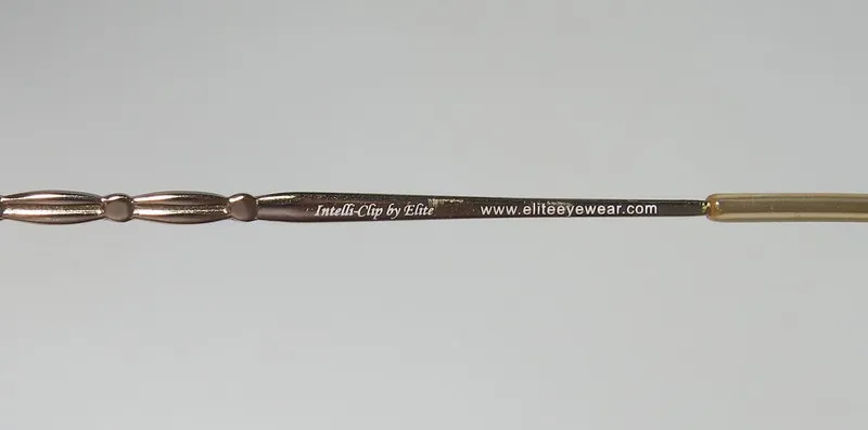 Elite Eyewear Intelli Clip 716 matte pearl Eyeglasses Gold 53mm 8