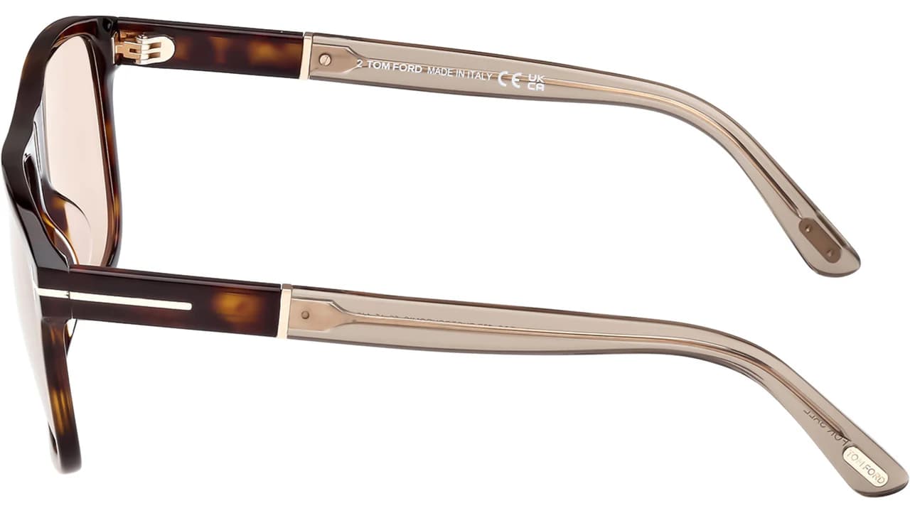 Tom Ford FT1081 52E Sunglasses Dark Havana 58mm Men 4