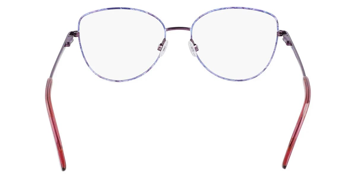 Bebe BB5207 501 Eyeglasses Plum Floral 51mm Women 4