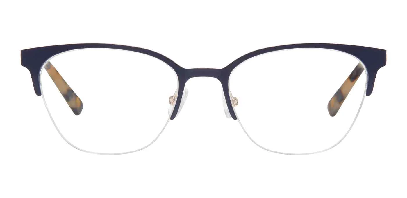 Liz Claiborne L 658 0KY2 Eyeglasses Blue Gold 51mm Women 2