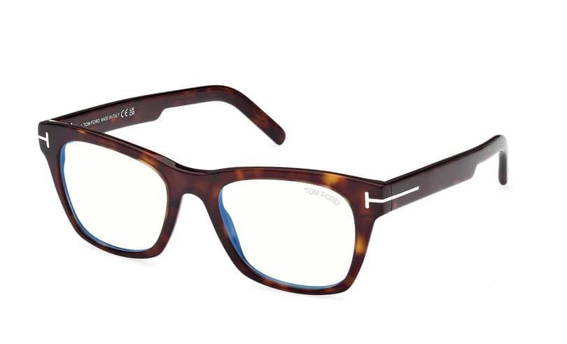Tom Ford FT5886B 052 Eyeglasses Dark Havana 52mm Men