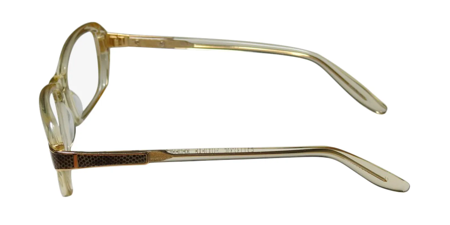 Barton Perreira Devereaux cha/sas Eyeglasses Light Yellow 53mm 4