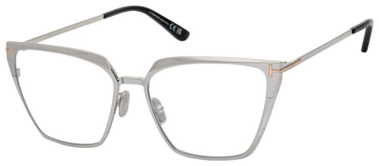 Tom Ford TF5945B 016 Eyeglasses Silver 56mm Women