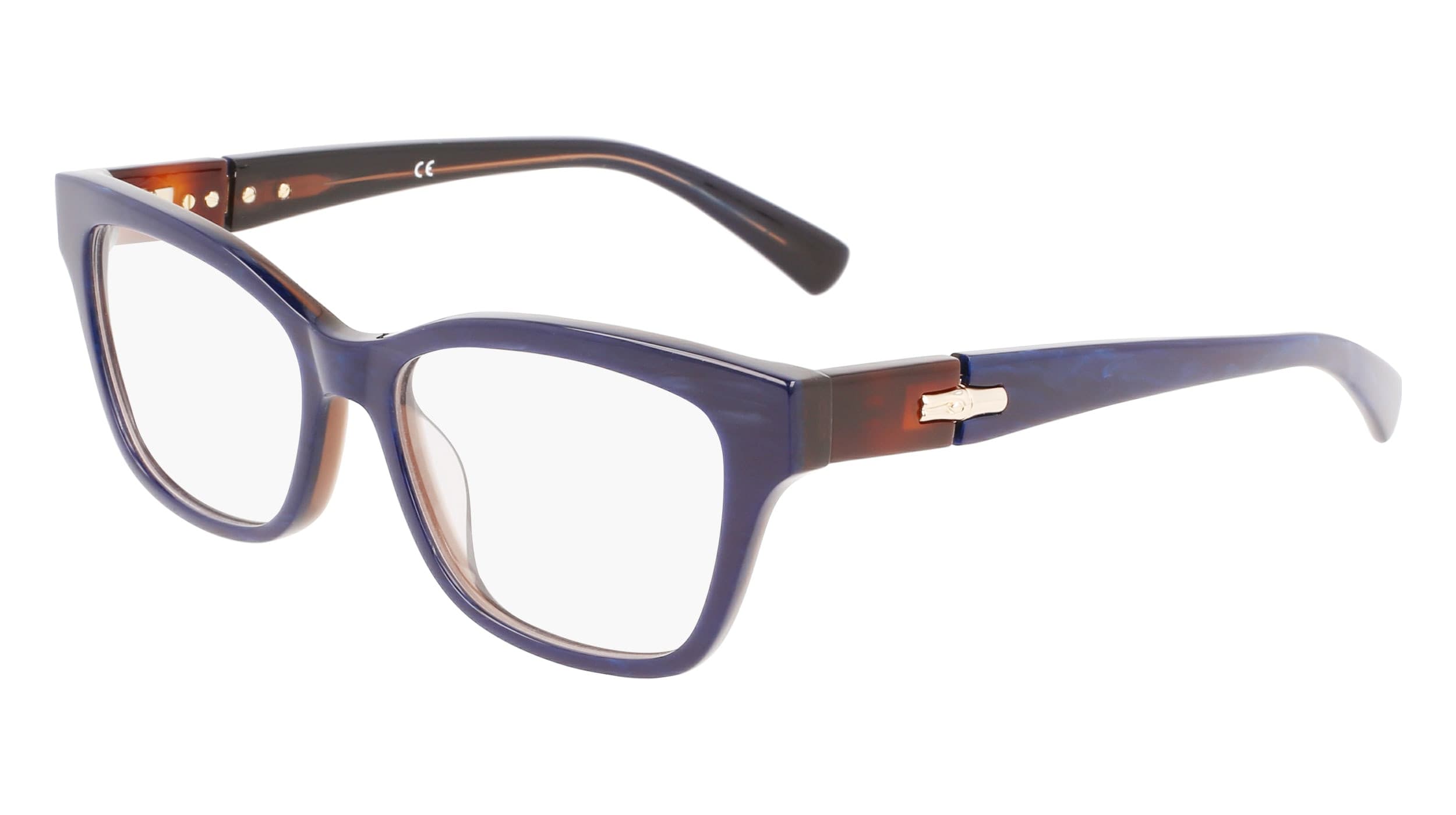 Longchamp LO2697 403 Eyeglasses Blue Tortoise 53mm Women