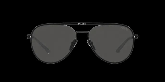 Prada 0PR 54ZS 1BO5S0 Sunglasses Matte Black 57mm Men 2
