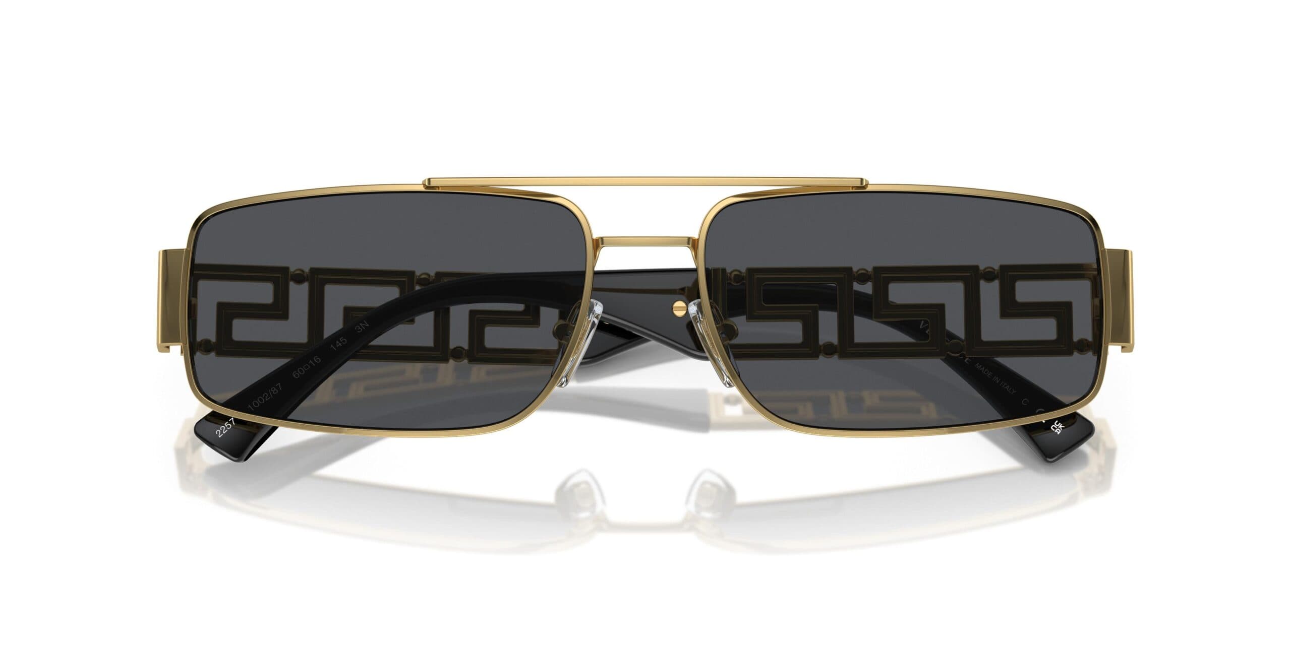 Versace 0VE2257 100287 Sunglasses Gold 60mm Men 5
