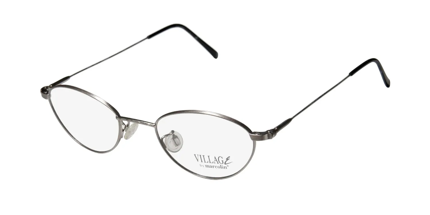 Marcolin Village 47 6395 465 Eyeglasses Silver 49mm Unisex