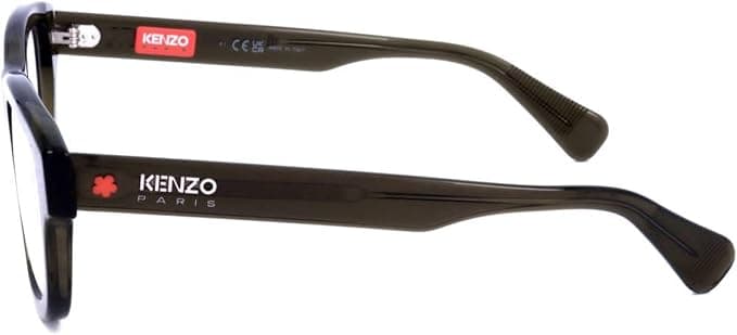 Kenzo KZ50184I 096 Eyeglasses Shiny Dark Green 50mm Unisex 3