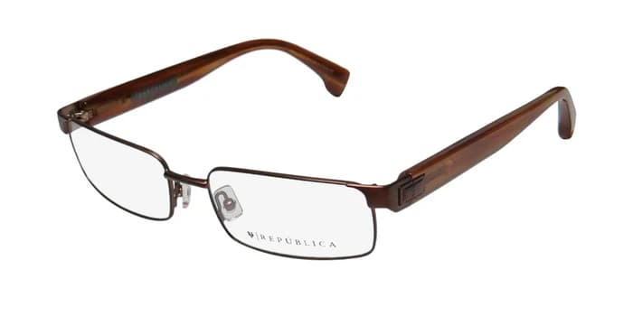 Republica Shanghai Eyeglasses Brown 55mm Men