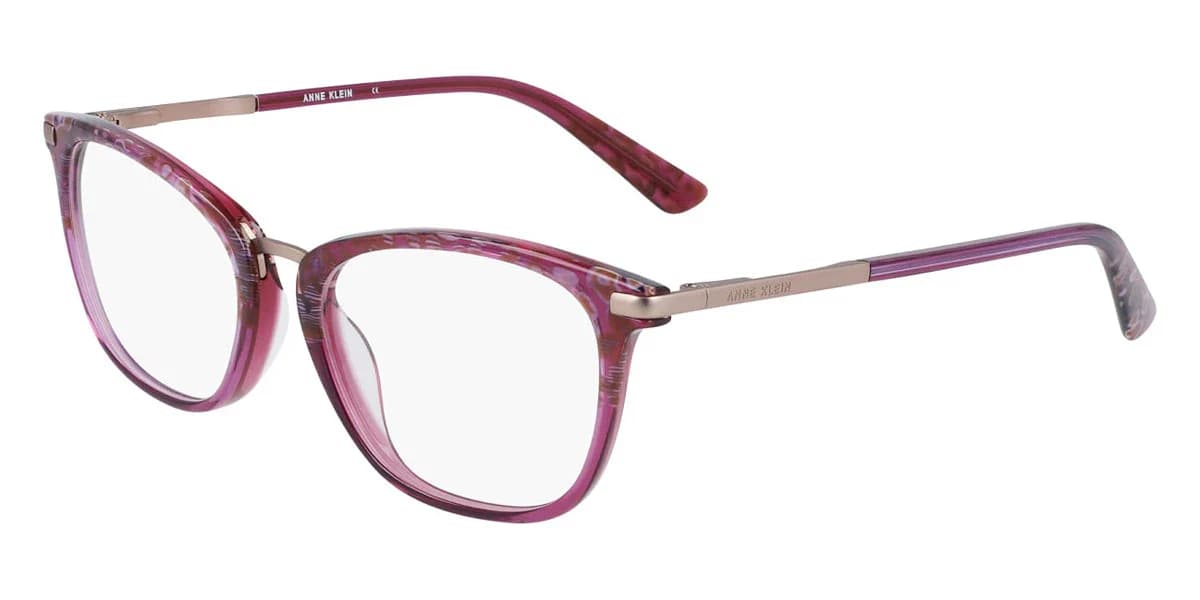 Anne Klein AK5089 650 Eyeglasses Merlot Animal 52mm Women