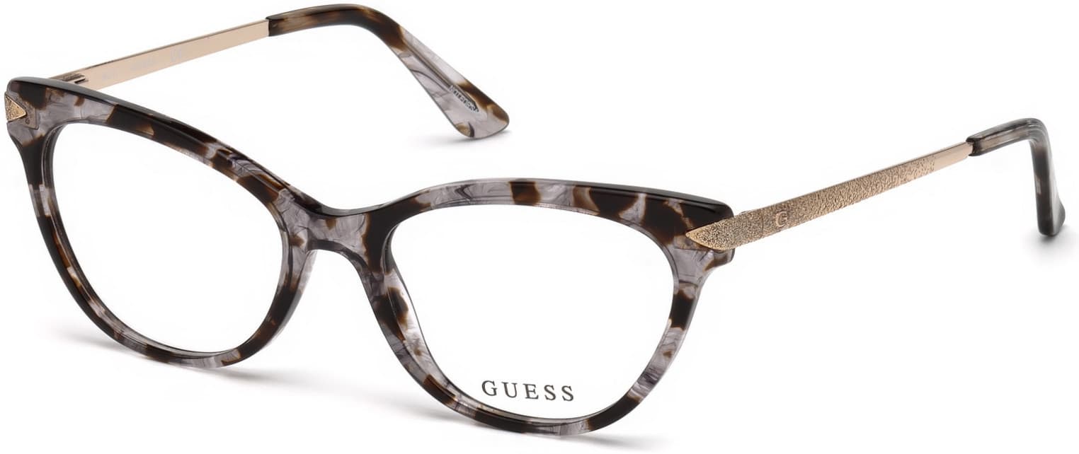 Guess GU2683 020 Eyeglasses Grey Demi 52mm Unisex