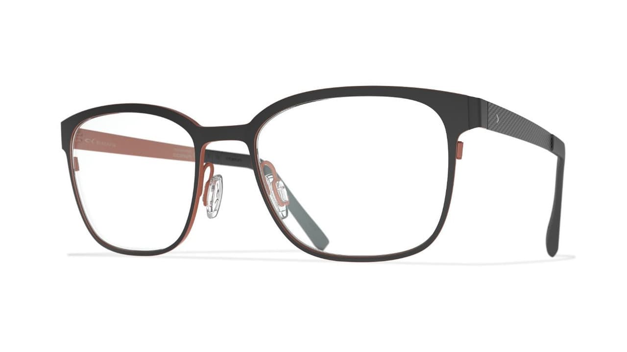 Blackfin Cape Charles BF1003 Col. 814 Eyeglasses Black Red 54mm Men