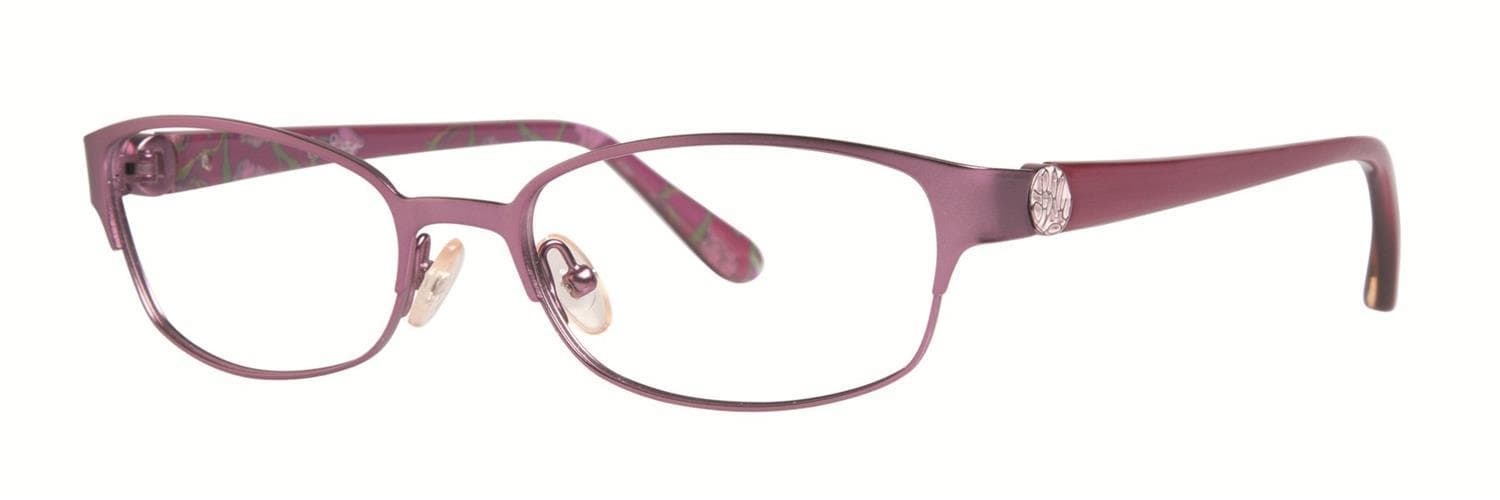 Lilly Pulitzer Bridgit Eyeglasses Wine 50mm Women