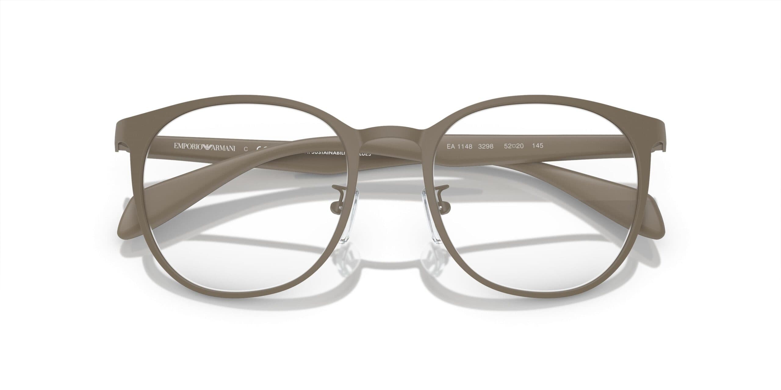 Emporio Armani EA1148 3298 Eyeglasses Gray 50mm Unisex 5