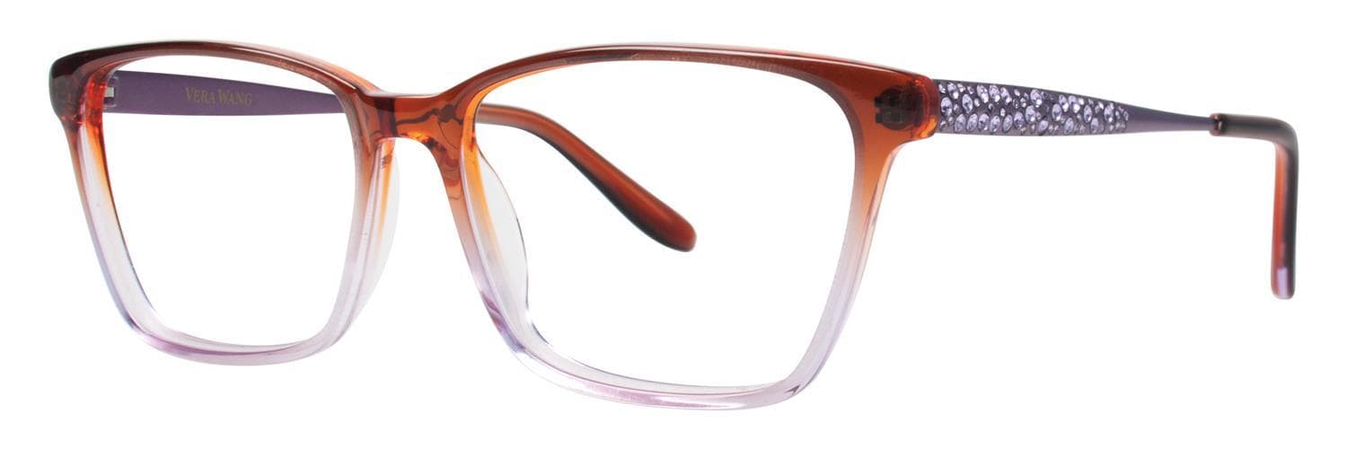 Vera Wang Tula Eyeglasses Wine 51mm Women