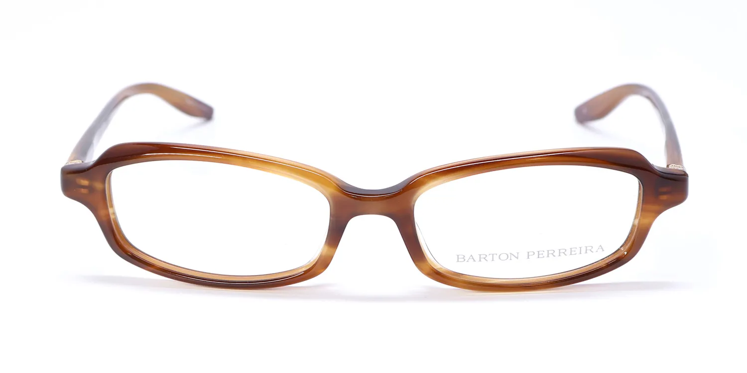 Barton Perreira Nicholette umt/gol Eyeglasses Amber Brown 50mm 3