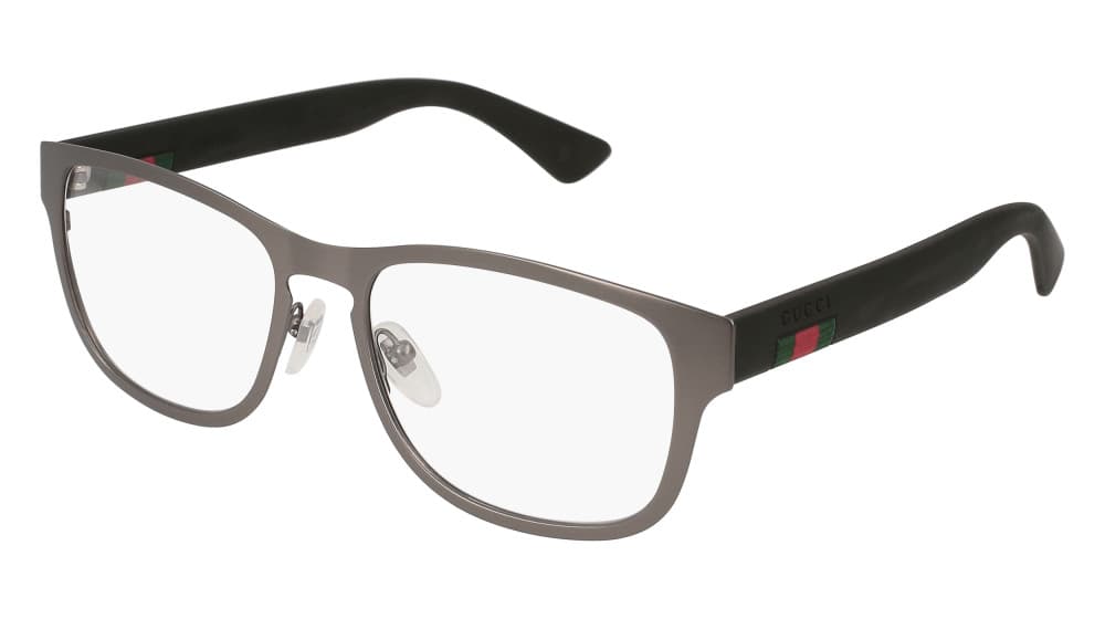 Gucci GG0175O 001 Eyeglasses Ruthenium 54mm Men