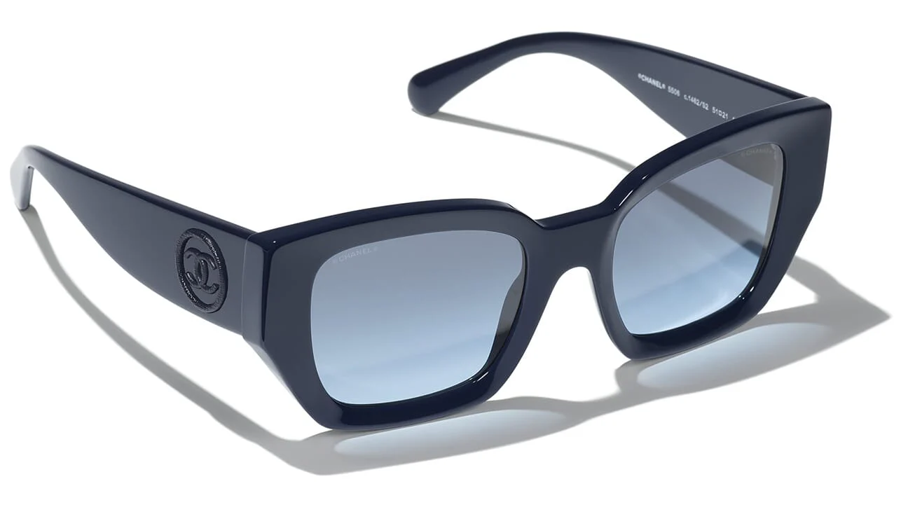 Chanel 5506 1462/S2 Sunglasses Blue 140mm Women 4