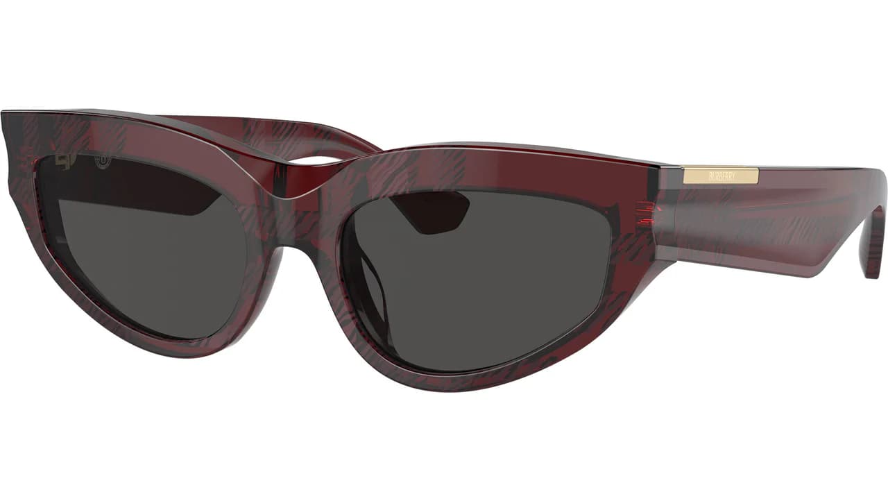 Burberry 0BE4425U 411587 Sunglasses Check Red 55mm Women