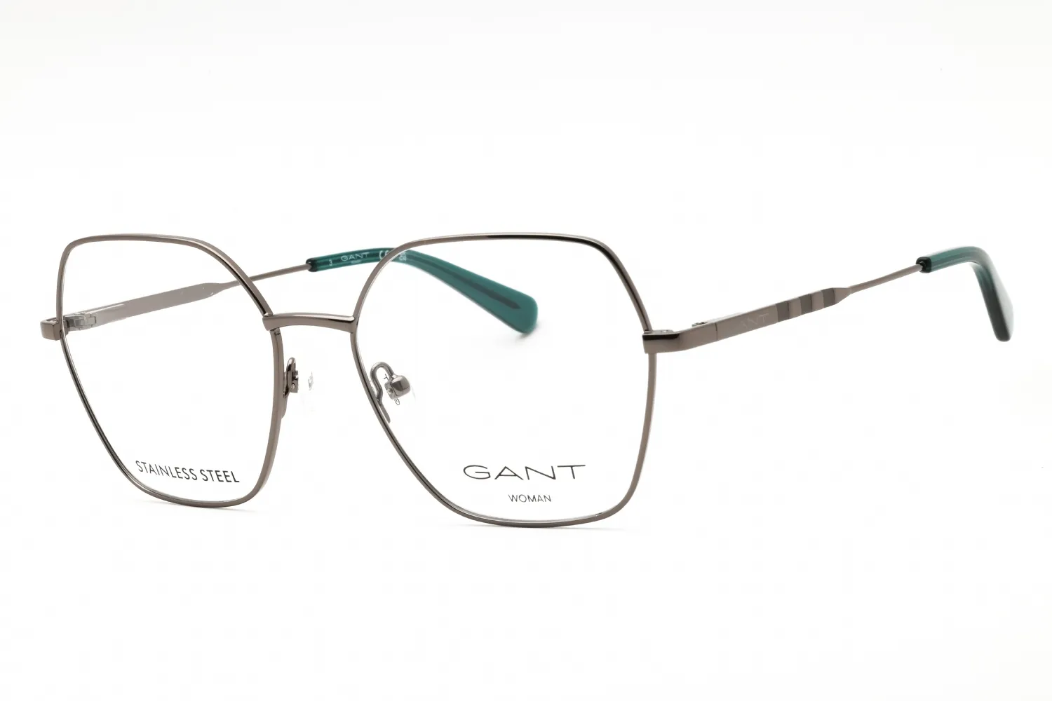 Gant GA4154 012 Eyeglasses Shiny Dark Ruthenium 55mm Women