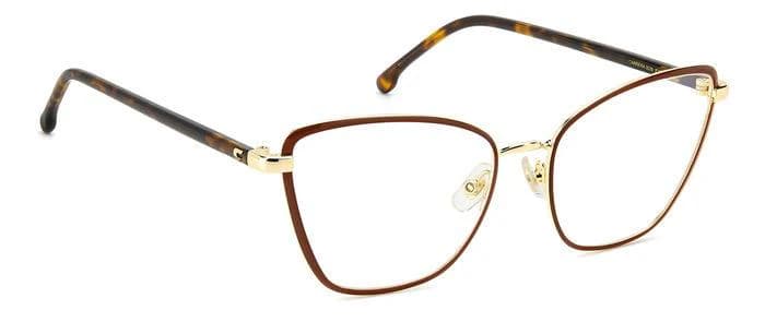 Carrera 3039 0E28 Eyeglasses Matte Burgundy Gold 54mm Women 3