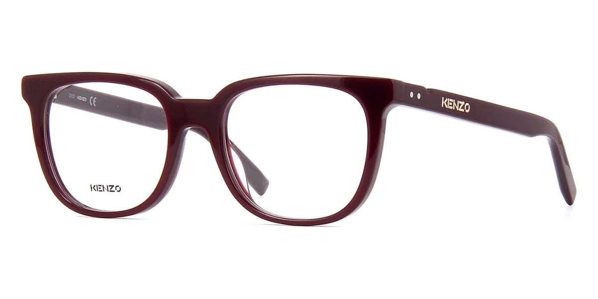 Kenzo KZ50129I 069 Eyeglasses Shiny Bordeaux 53mm Unisex