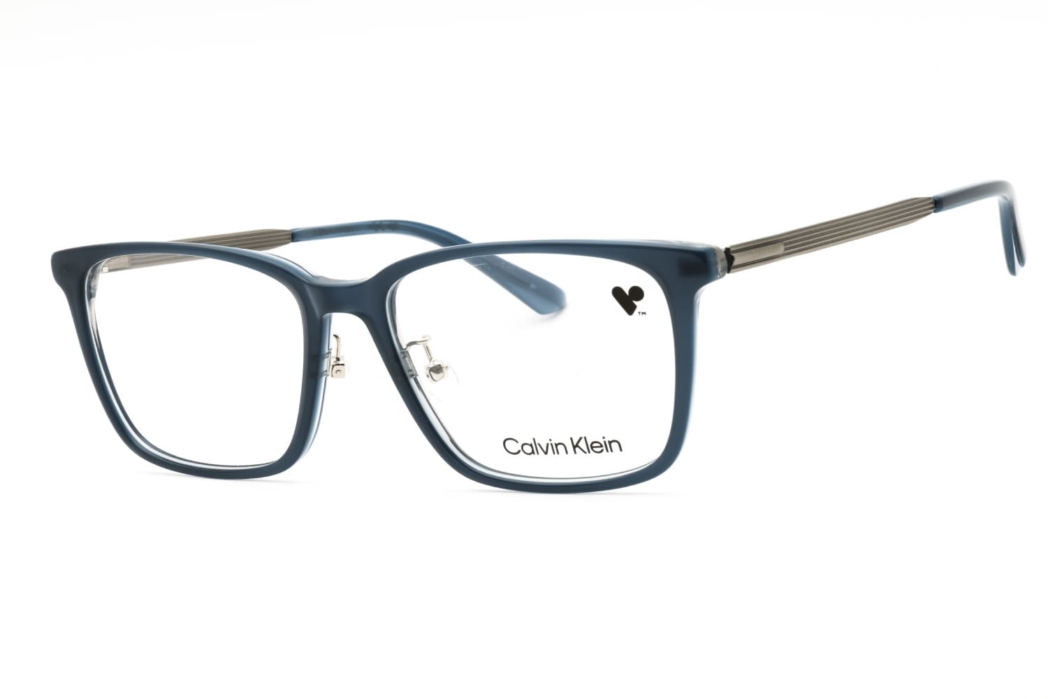 Calvin Klein CK21534A 438 Eyeglasses Blue 55mm Men