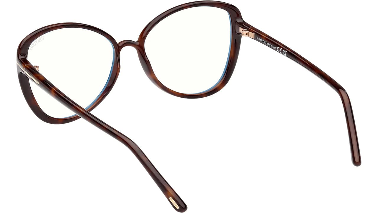 Tom Ford FT5907B 052 Eyeglasses Dark Havana 55mm Women 3