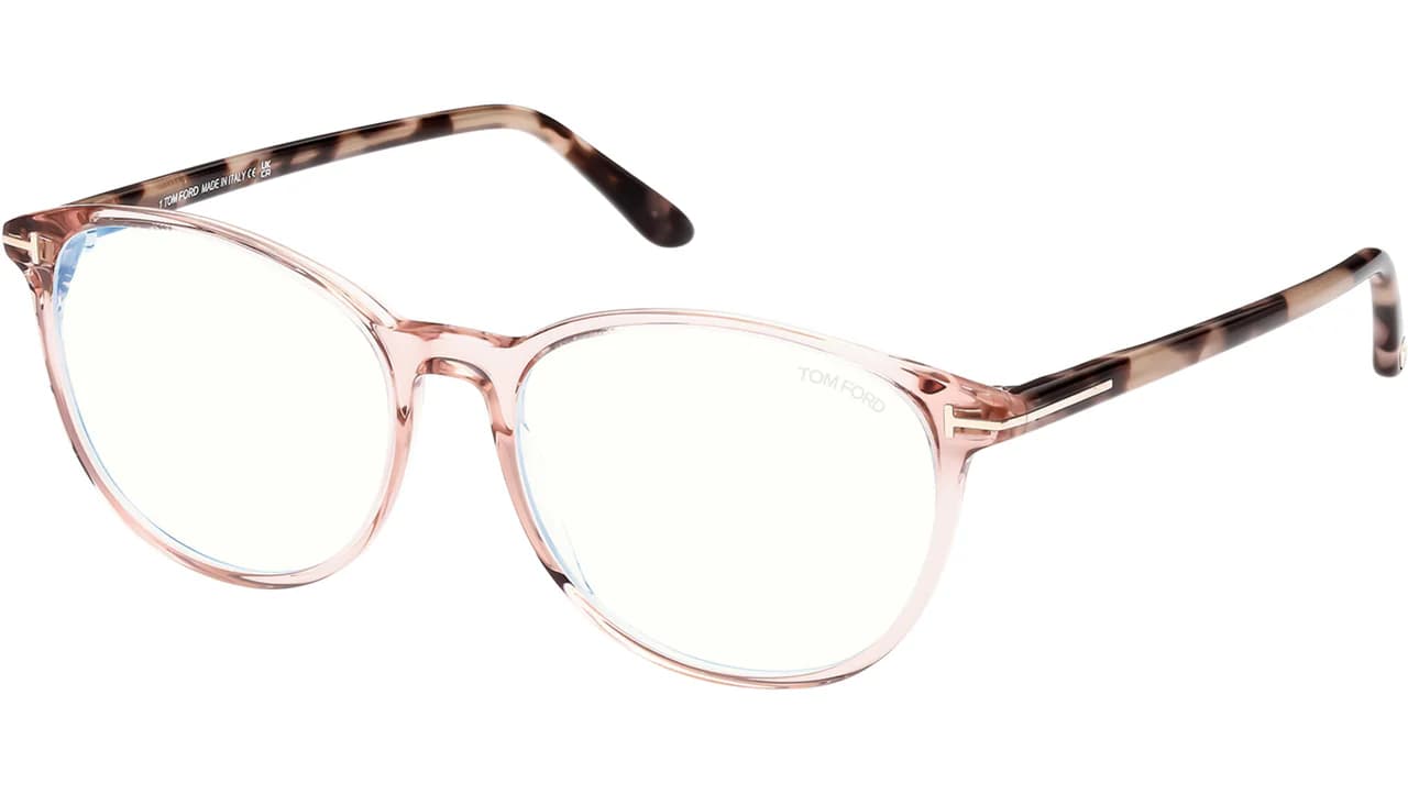 Tom Ford FT5810B 72 Eyeglasses Shiny Pink 53mm Women