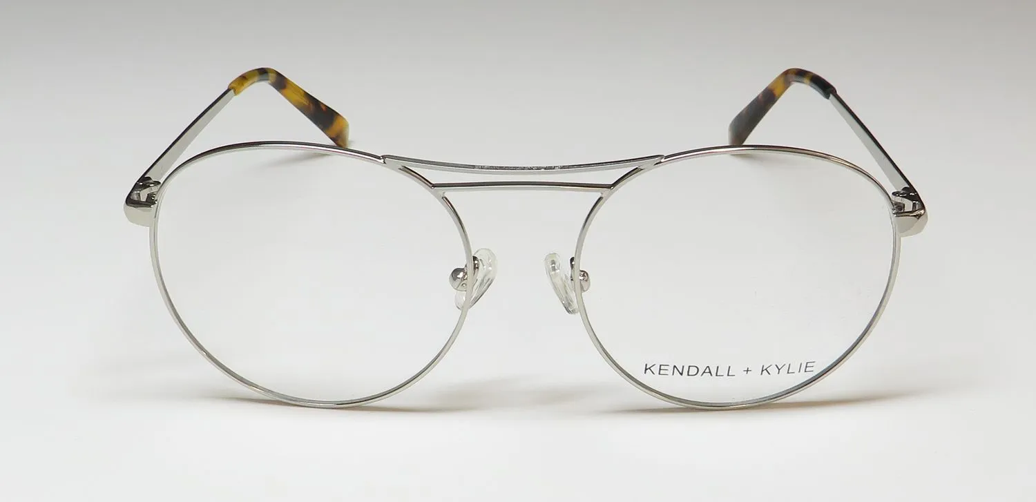 Kendall + Kylie Kko131 Nikki 045 Eyeglasses Silver 54mm 3