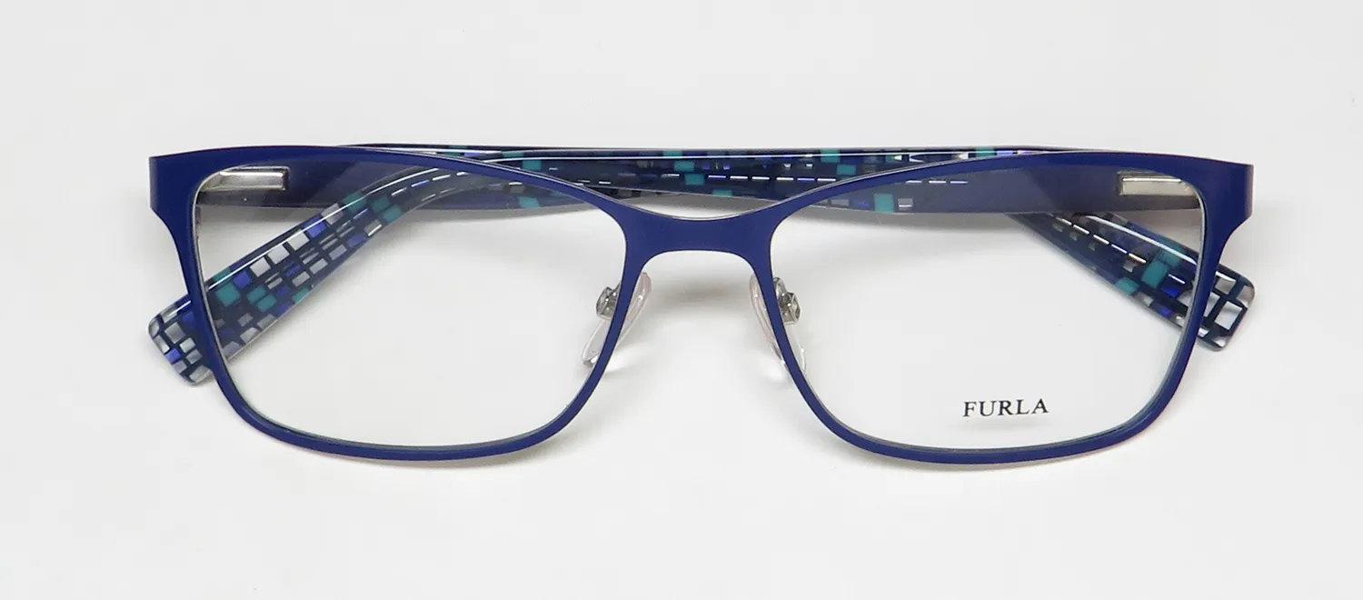 Furla Vu4350 0514 Eyeglasses Blue 54mm 2