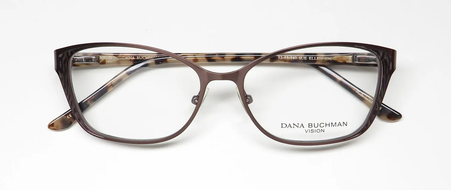 Dana Buchman Sue Ellen cm Eyeglasses Caramel 52mm 2
