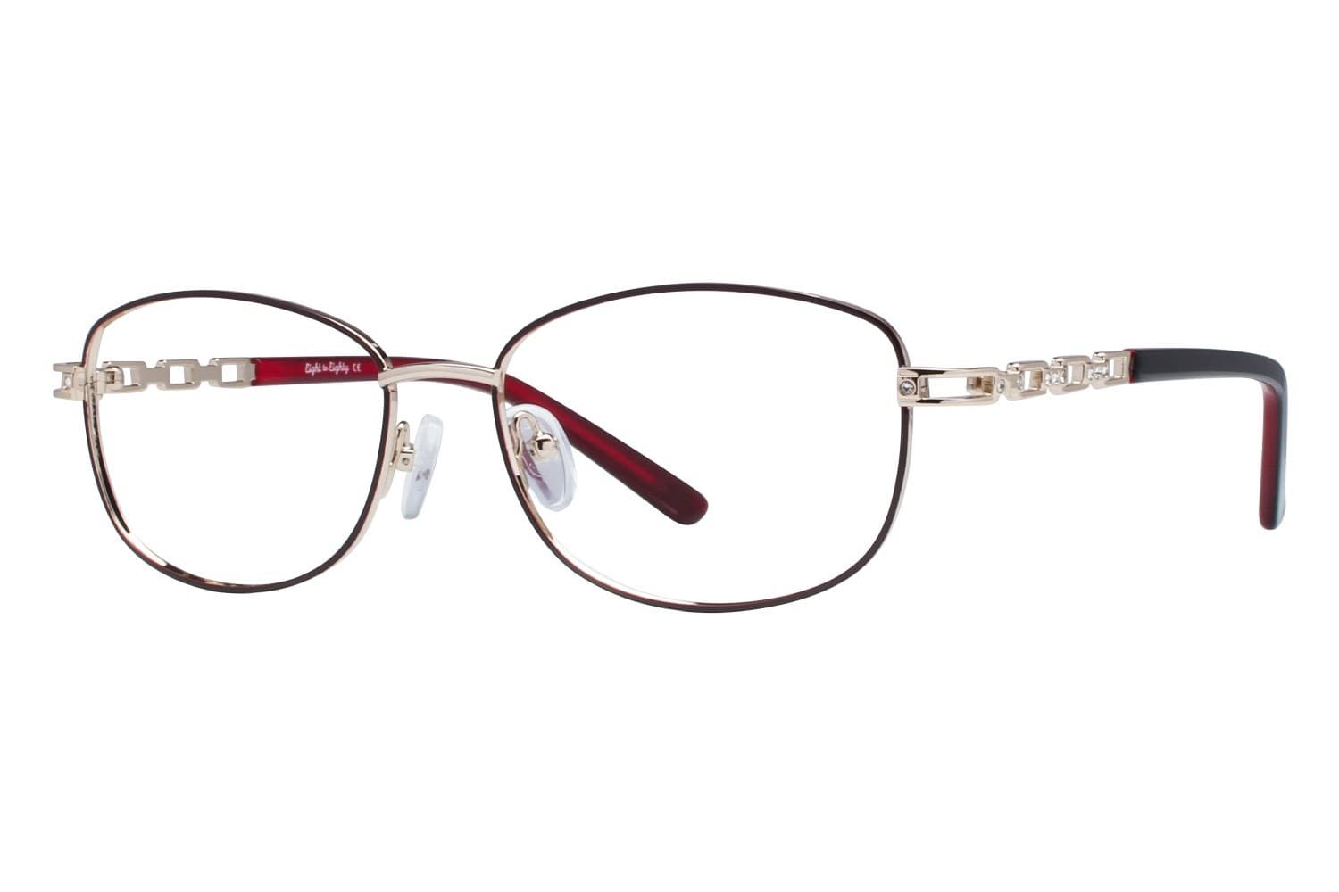 Eight To Eighty PHYLLIS BURGUNDY Eyeglasses Multicolor 54mm Women