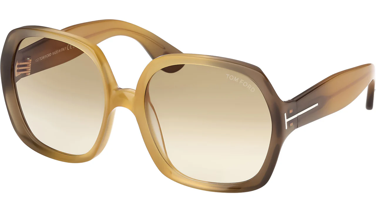 Tom Ford FT1221 41F Sunglasses Yellow 60mm Women