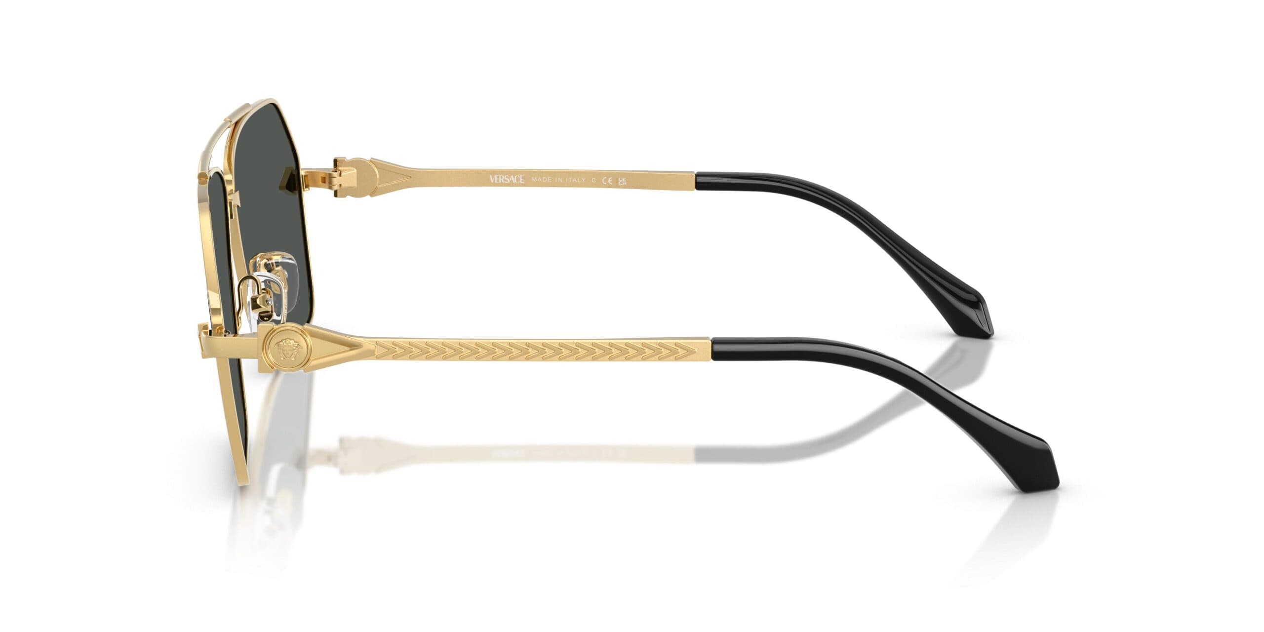 Versace 0VE2284 100287 Sunglasses Gold 61mm Unisex 3