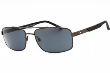 Tommy Hilfiger TH 1674/S 05MO IR Sunglasses Mtt Dk Ruthenium Blk 59mm