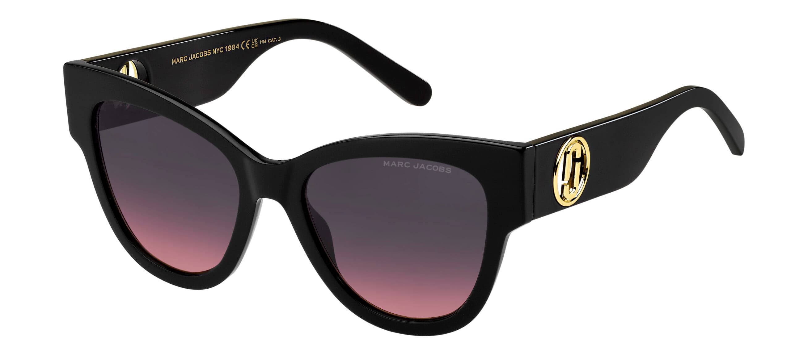 Marc Jacobs MARC697S 0807 Sunglasses Black 53mm Women
