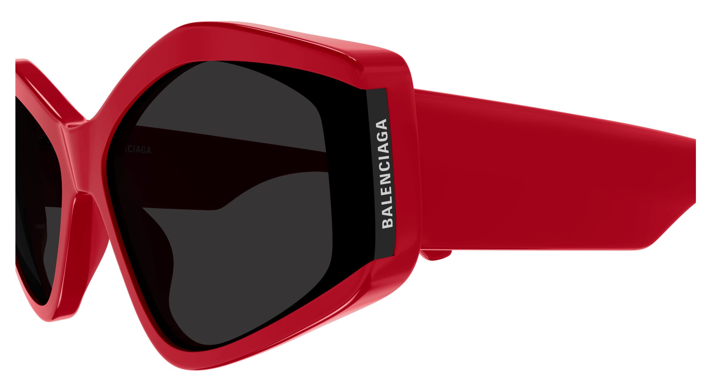 Balenciaga BB0302S 004 Sunglasses Red 66mm Women 3