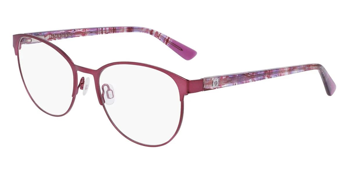 Anne Klein AK5097 500 Eyeglasses Plum 53mm Women