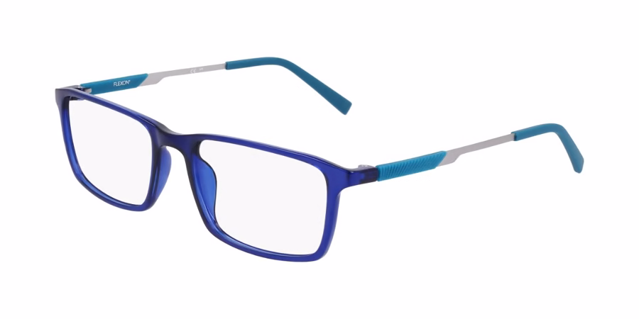 Flexon EP8021 420 Eyeglasses Shiny Crystal Navy 54mm Men