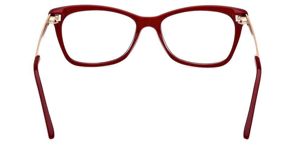 Tom Ford FT5353 069 Eyeglasses Shiny Bordeaux 52mm Women 4