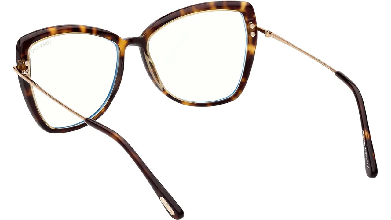 Tom Ford FT5882B 056 Eyeglasses Havana 55mm Women 3