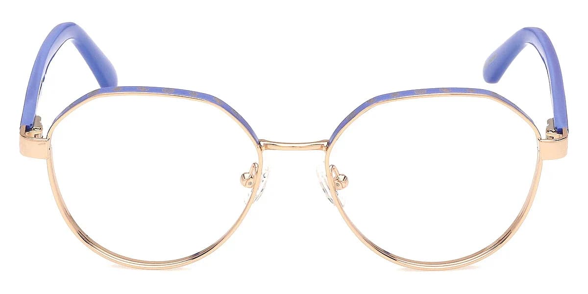 Guess GU50124 092 Eyeglasses Blue 51mm Women 2