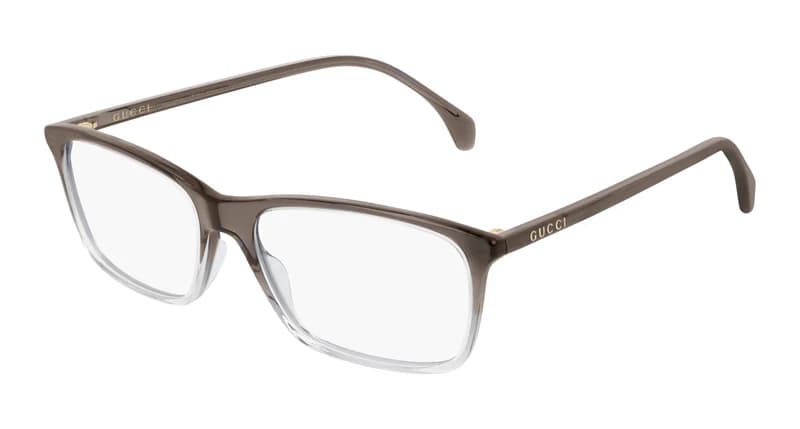 Gucci GG0553O 008 Eyeglasses Gray 56mm Unisex
