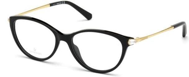 Swarovski SK5349 001 Eyeglasses Black 53mm Women