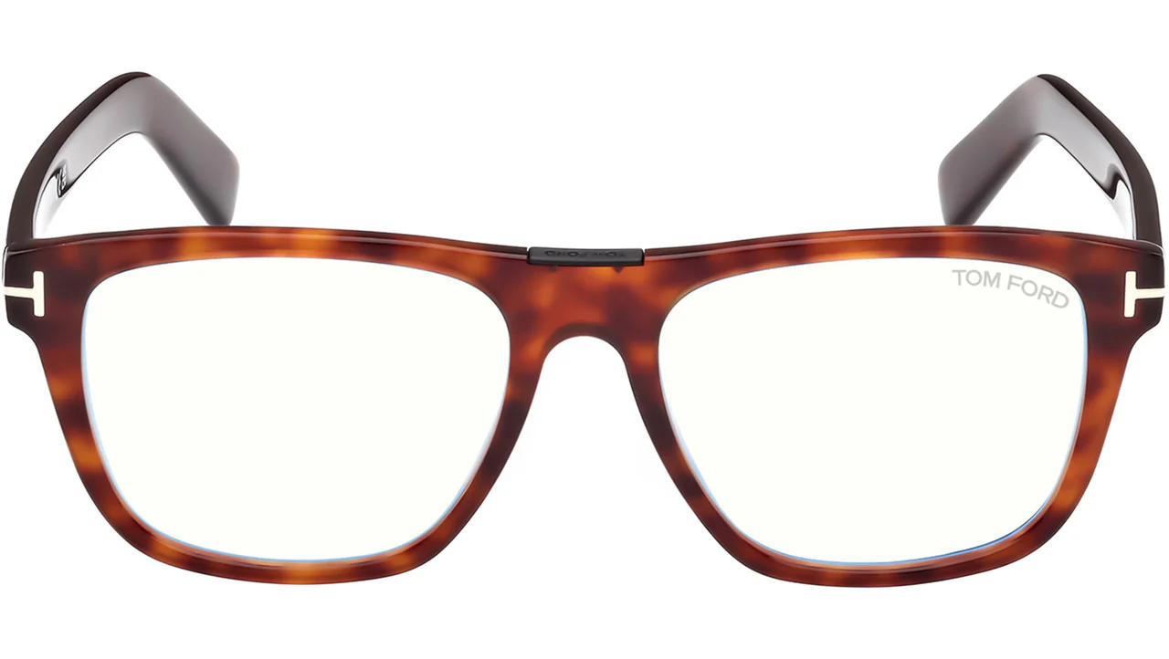 Tom Ford FT5902B 054 Eyeglasses Red Havana 54mm Men 2