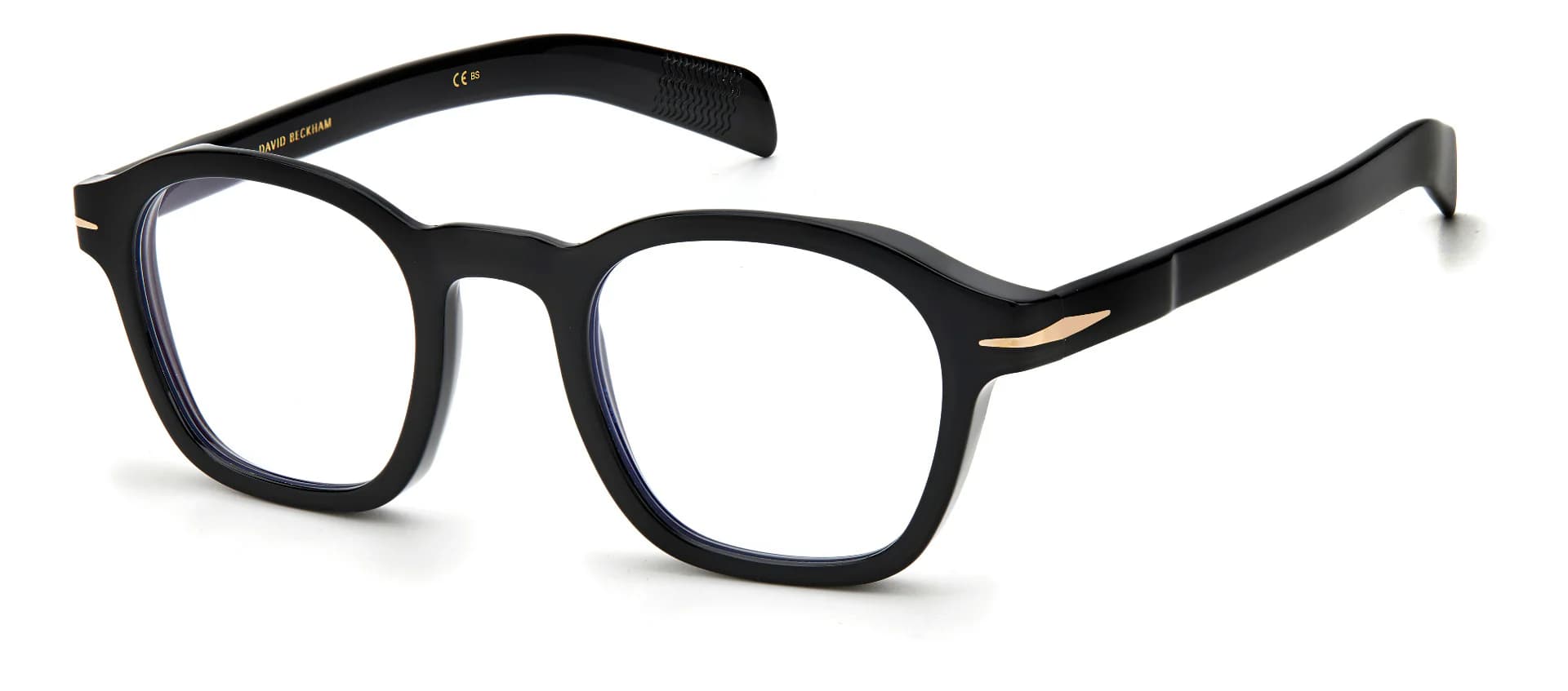 David Beckham DB7053BB 02M2 Eyeglasses Black Gold 45mm Men