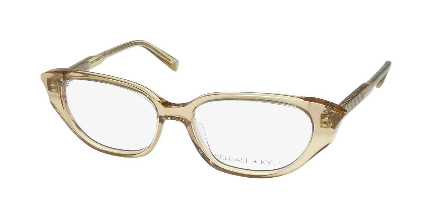 Kendall + Kylie Kko171 Tiana 290 Eyeglasses Tropical Crystal 51mm