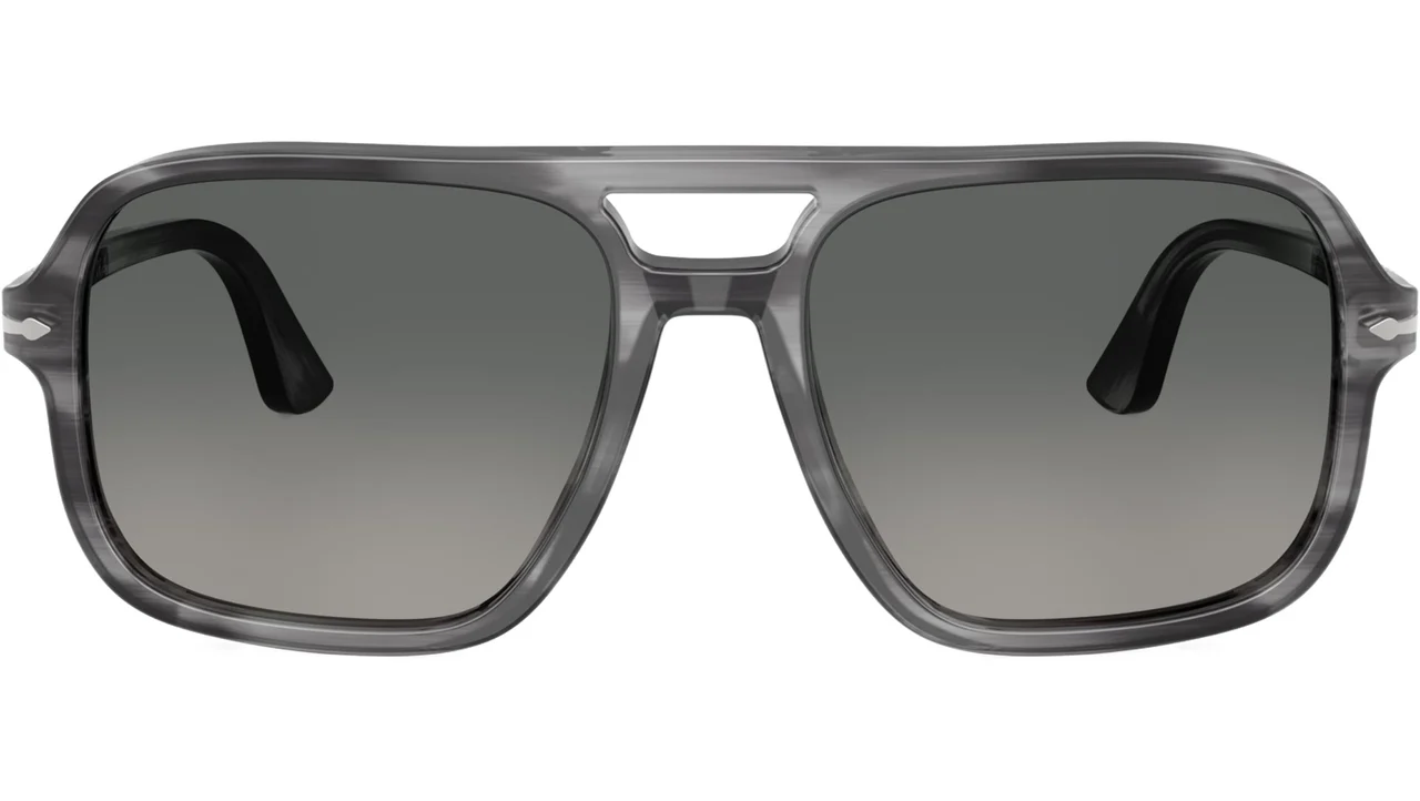 Persol PO3328S 119271 Sunglasses Striped Grey 55mm Men 2